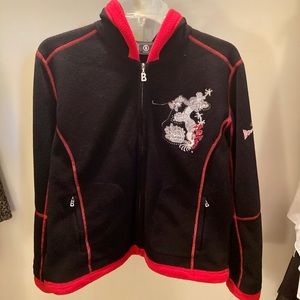 Bogner dragon fleece zip-up hooded jacket